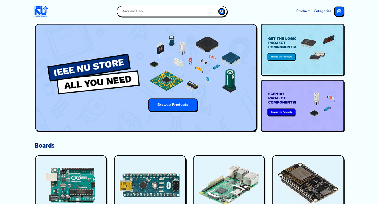 IEEE NU Online Store